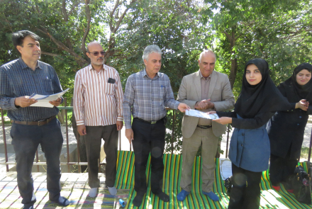 تقدیر از کارشناسان واحد مهندسی بهداشت محیط شبکه بهداشت فریدن در فضایی متفاوت 