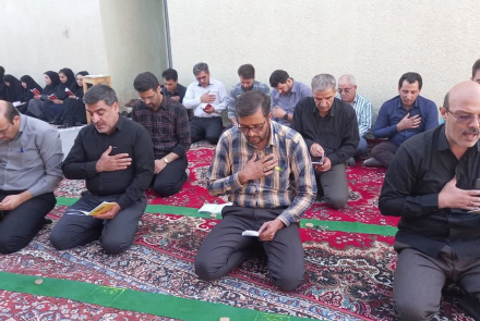 برگزاری مراسم معنوی زیارت عاشورا